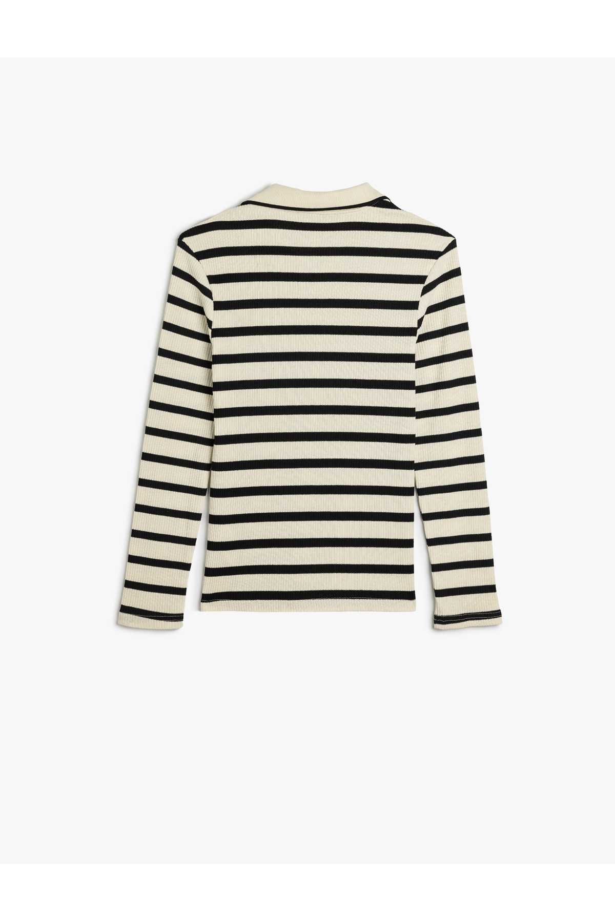 پلیور یقه پولو ترکیبی از پنبه