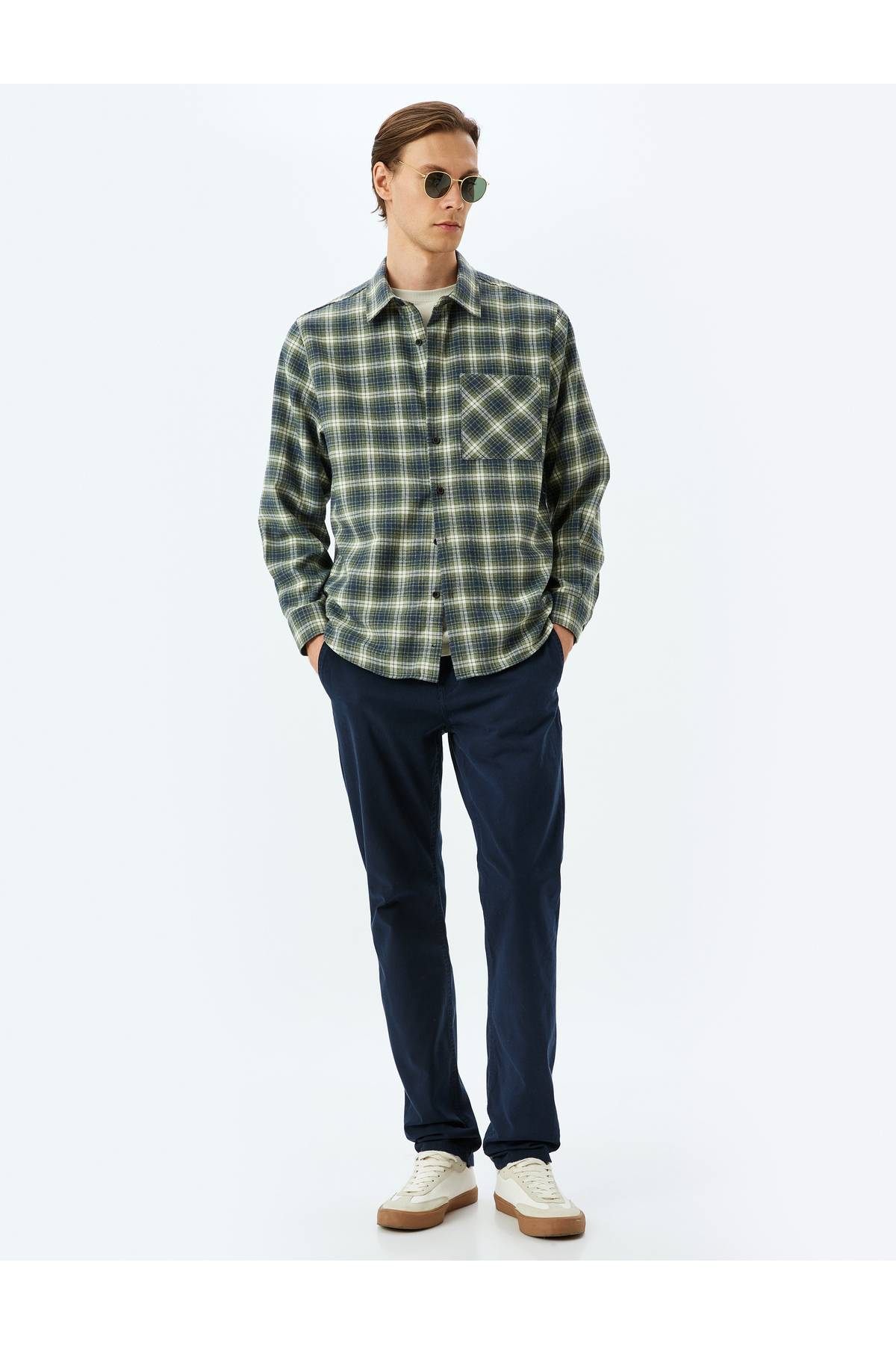 شلوار گاباردین نخی باریک