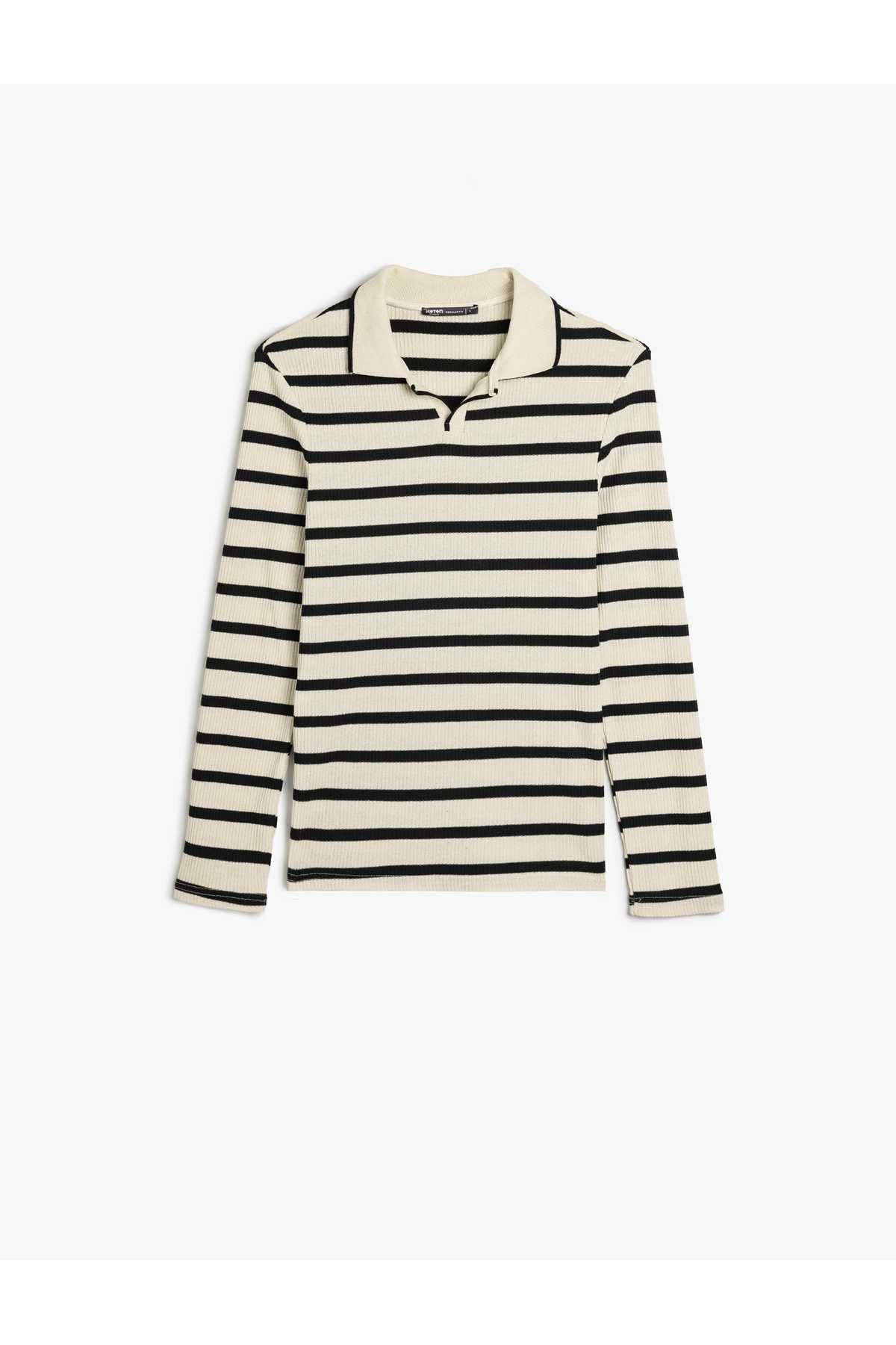 پلیور یقه پولو ترکیبی از پنبه