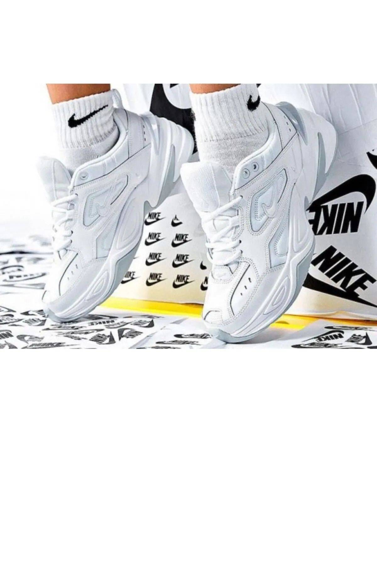 کفش ورزشی رنگی چرم اصل M2K Tekno یونیسکس