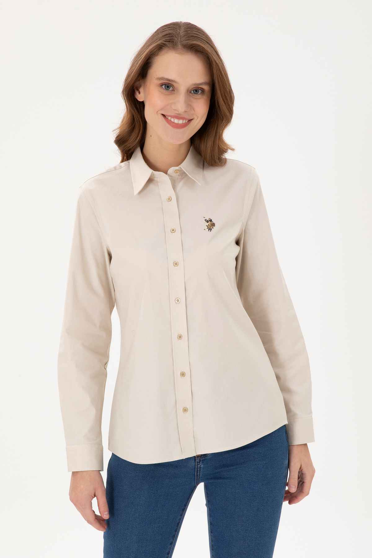 پیراهن پایه آستین بلند آبی سرمه ای زنانه 50295710-VR033