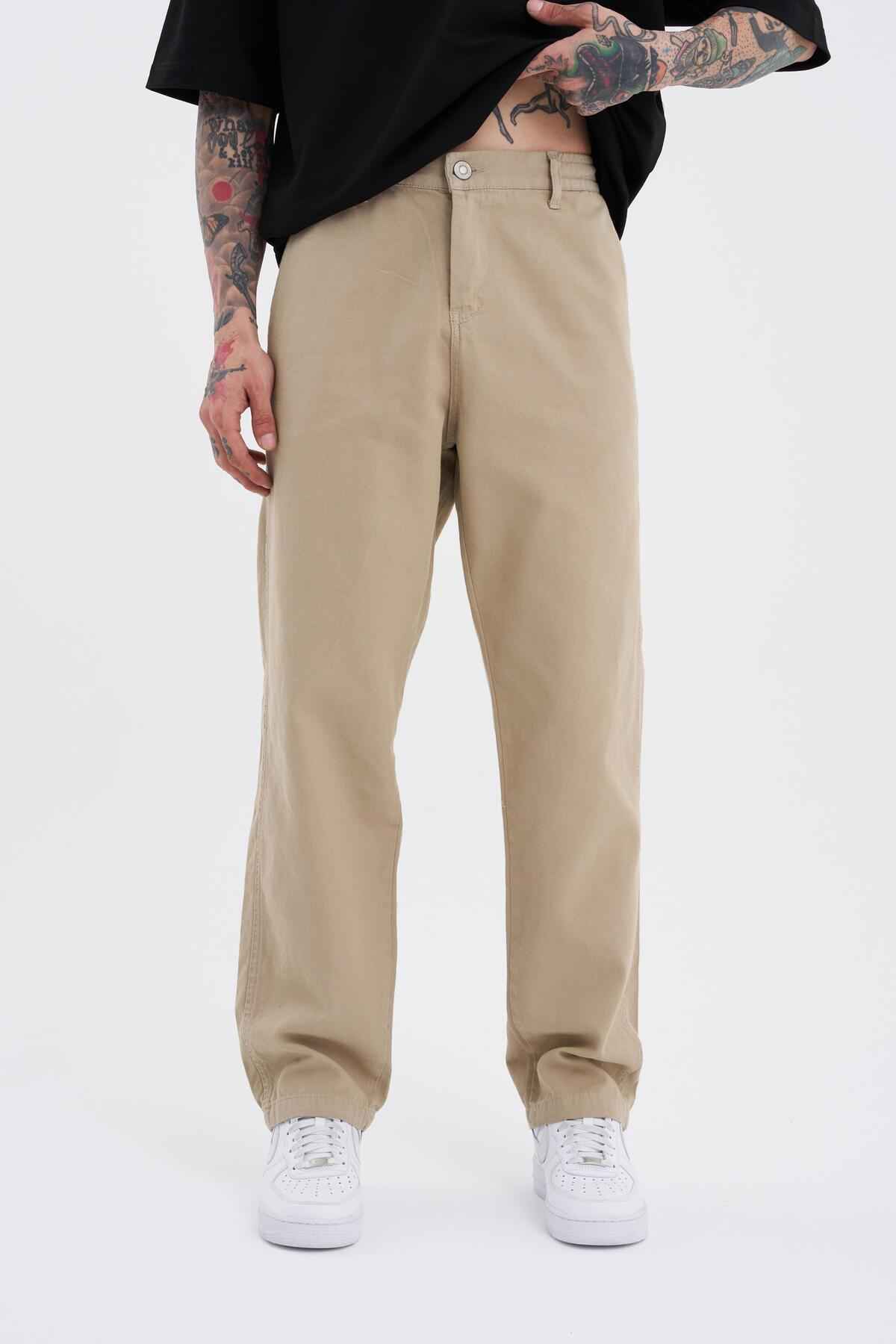 شلوار جین مشکی معمولی مردانه