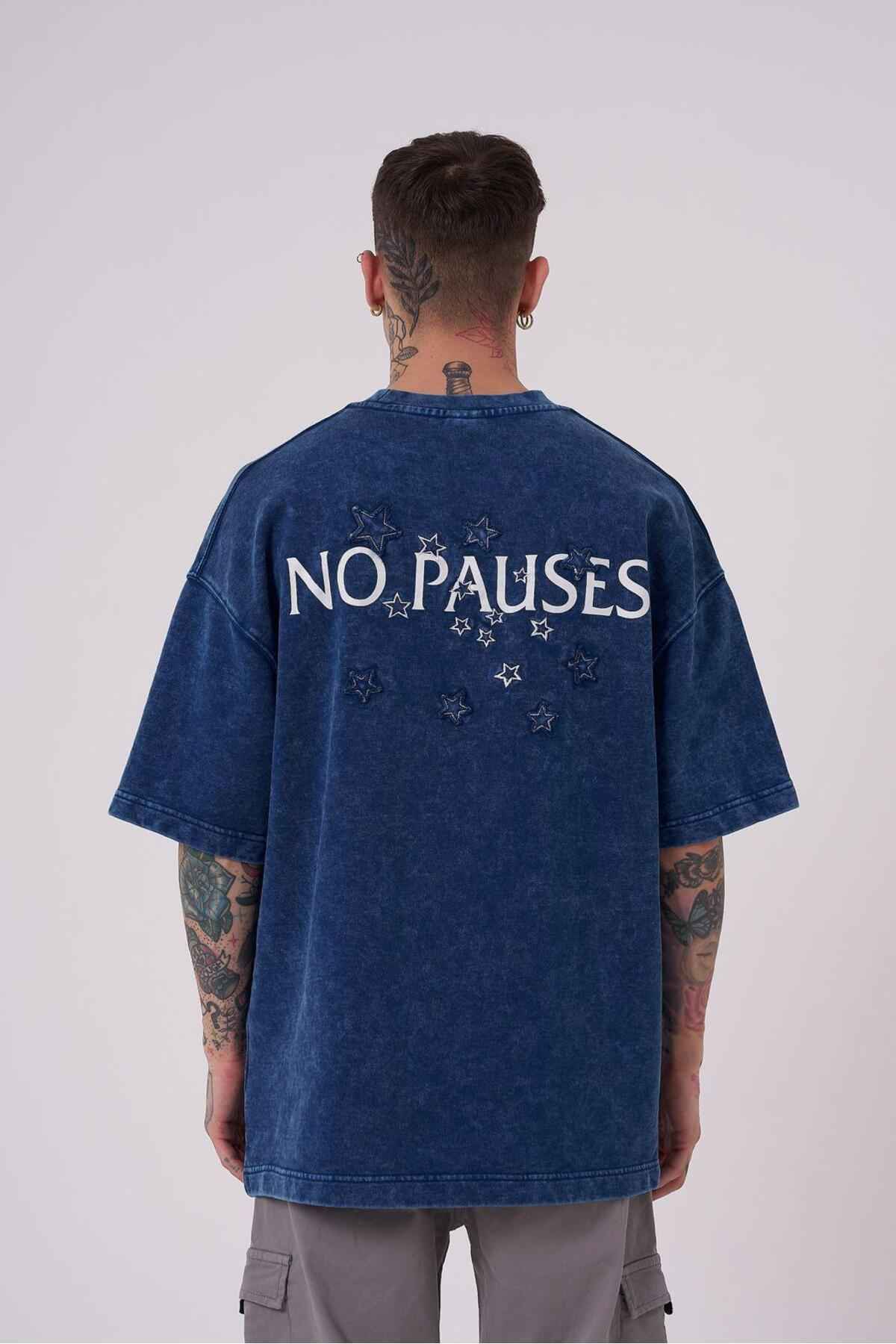 تیشرت مردانه بدون پووز چاپ شده با سایز بزرگ GHOST SPOTTED