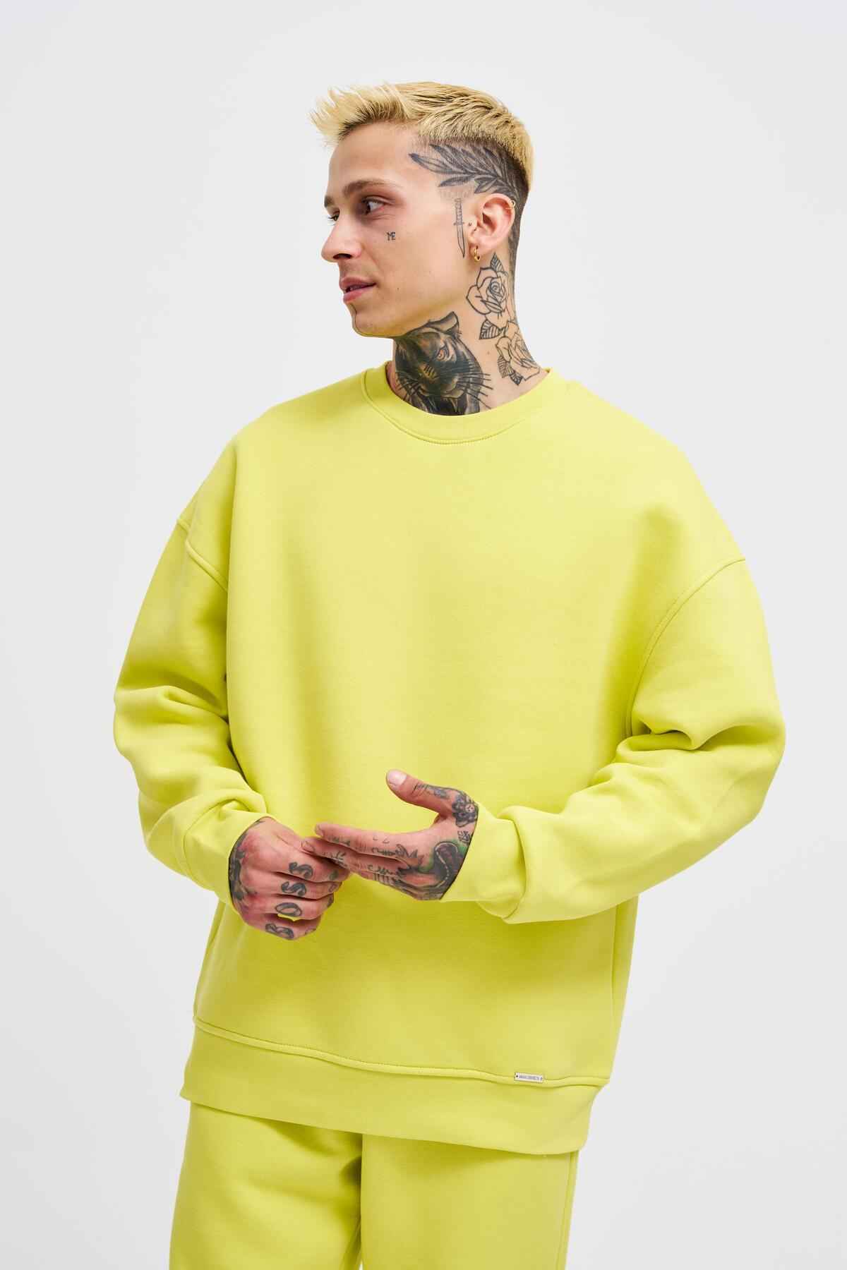 سویشرت مردانه اور سایز سبک بژ روشن