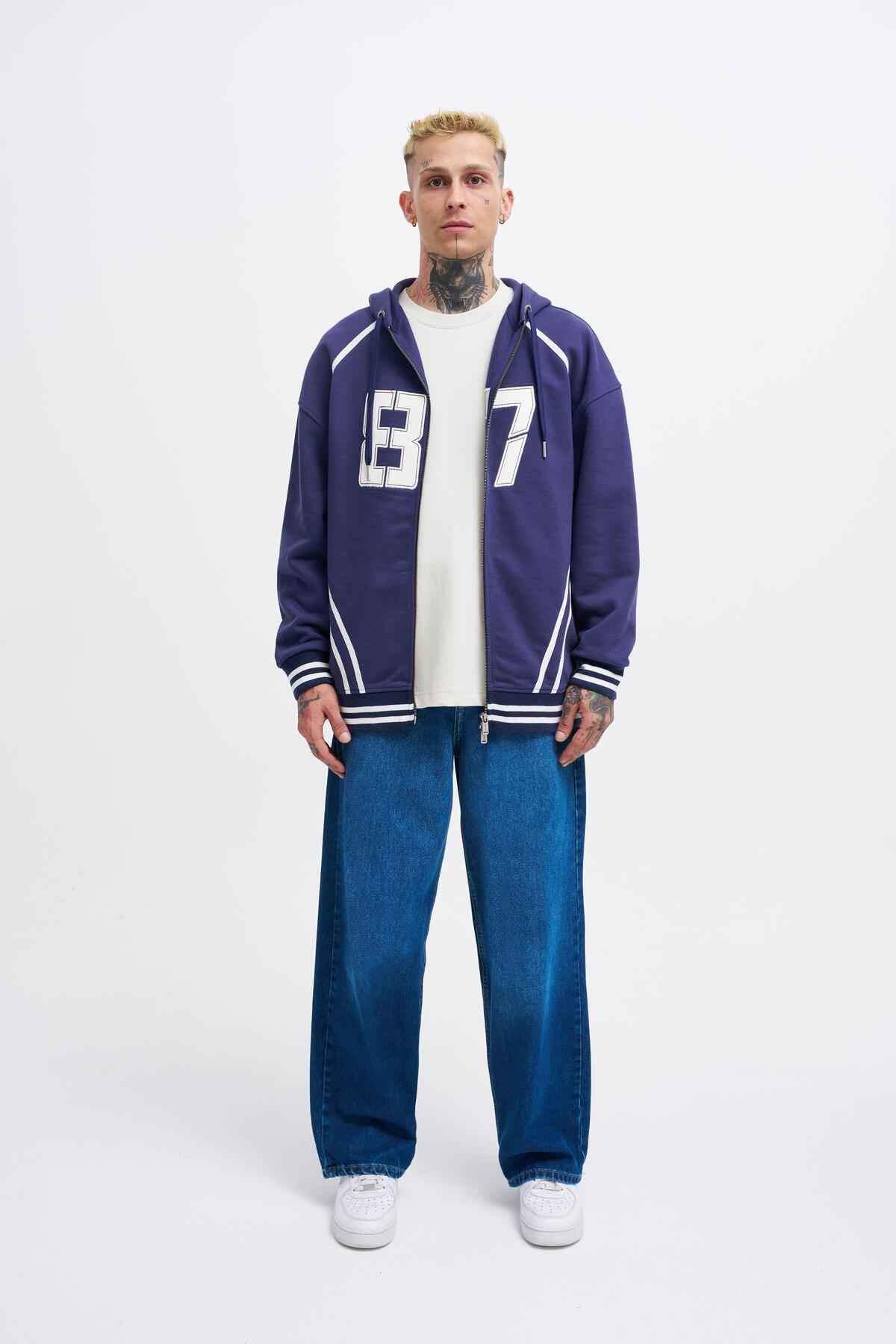 کت زیپ دار مشکی مردانه مدل 87