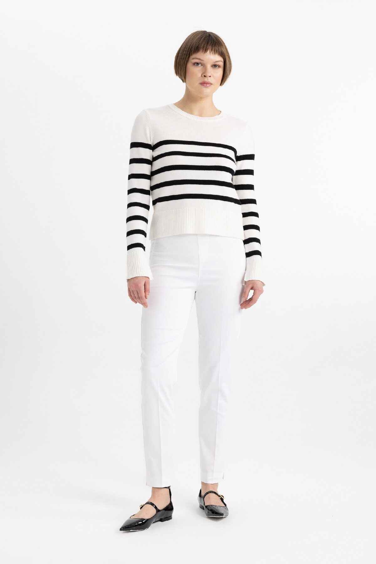 شلوار ساتن پا راست والنتینا