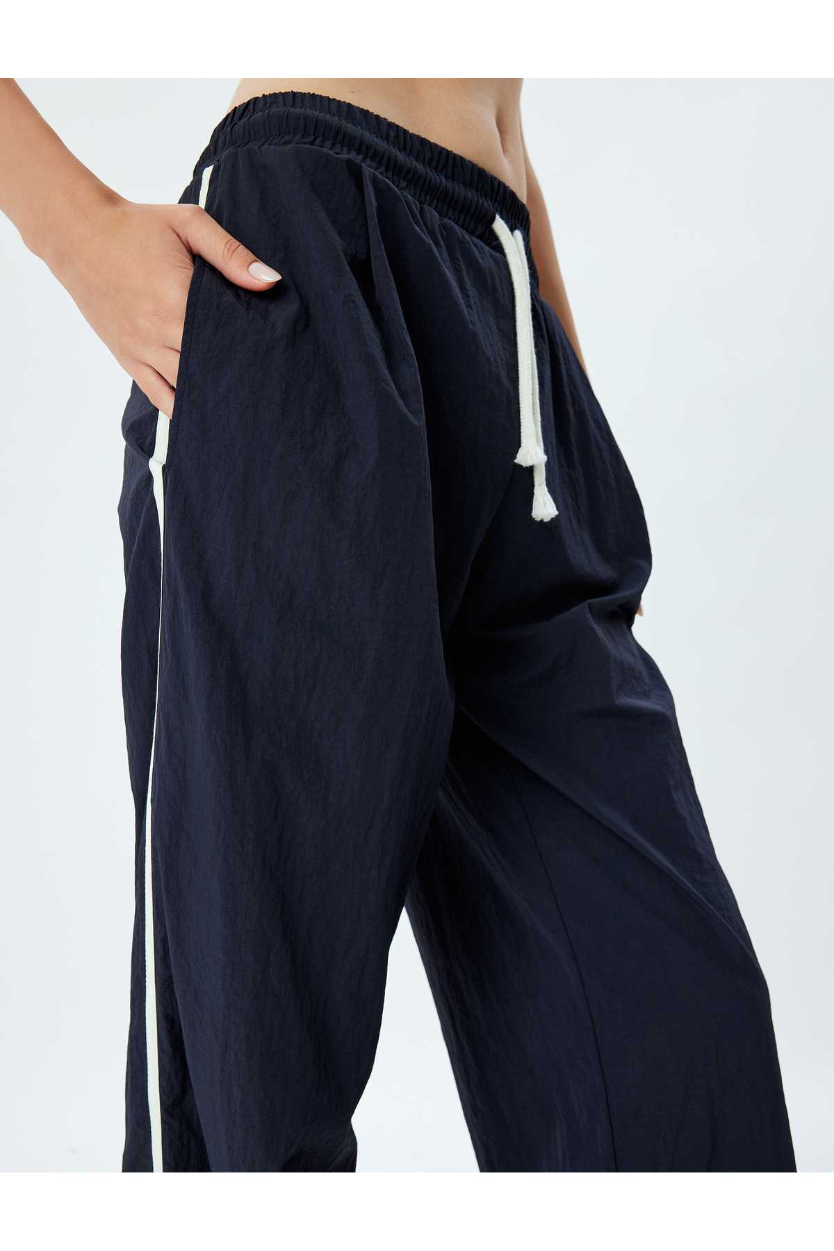 شلوار چتربازی شلوار کمر جزئیات جیب جیب