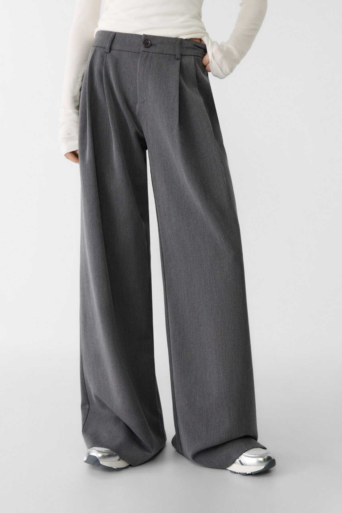 شلوار پارچه ای پاشی گسترده پودر