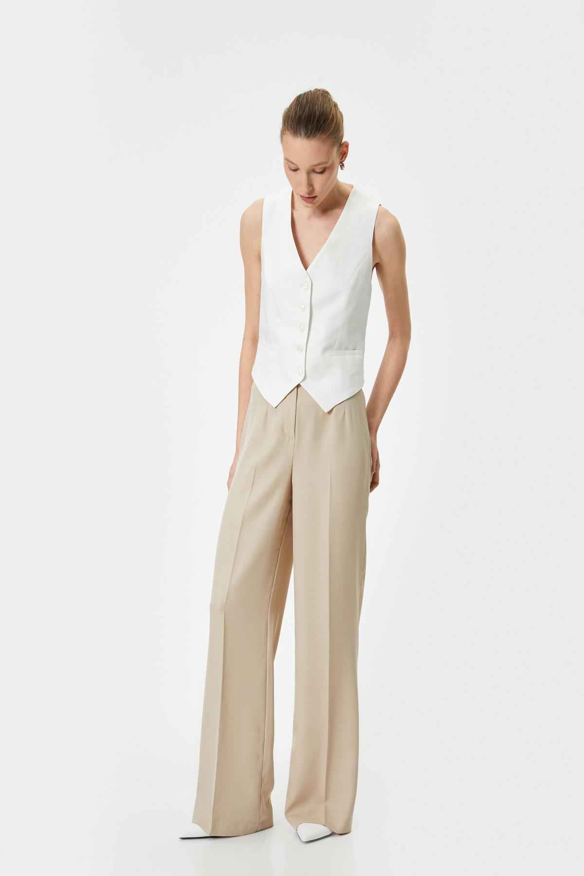 شلوار گشاد Palazzo کمر بلند