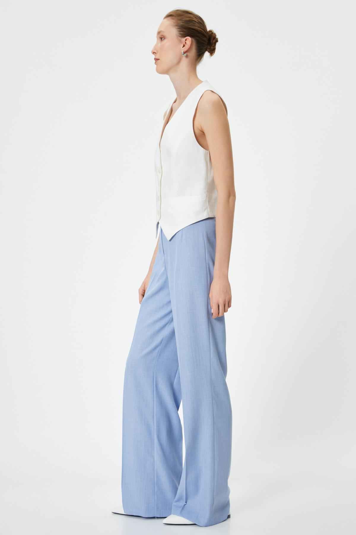 شلوار گشاد Palazzo کمر بلند