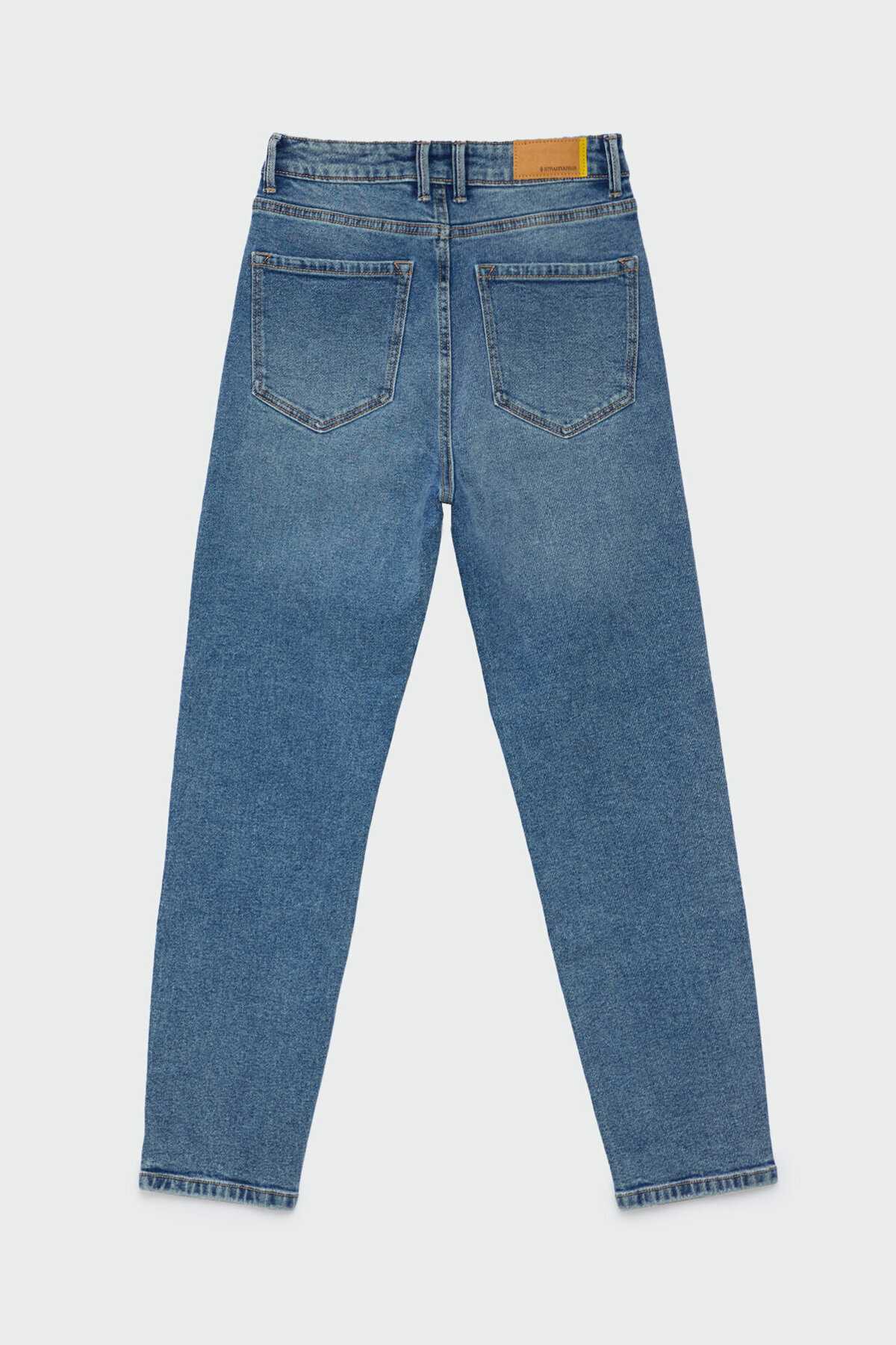 مامان ژان لباس باریک آبی زنانه