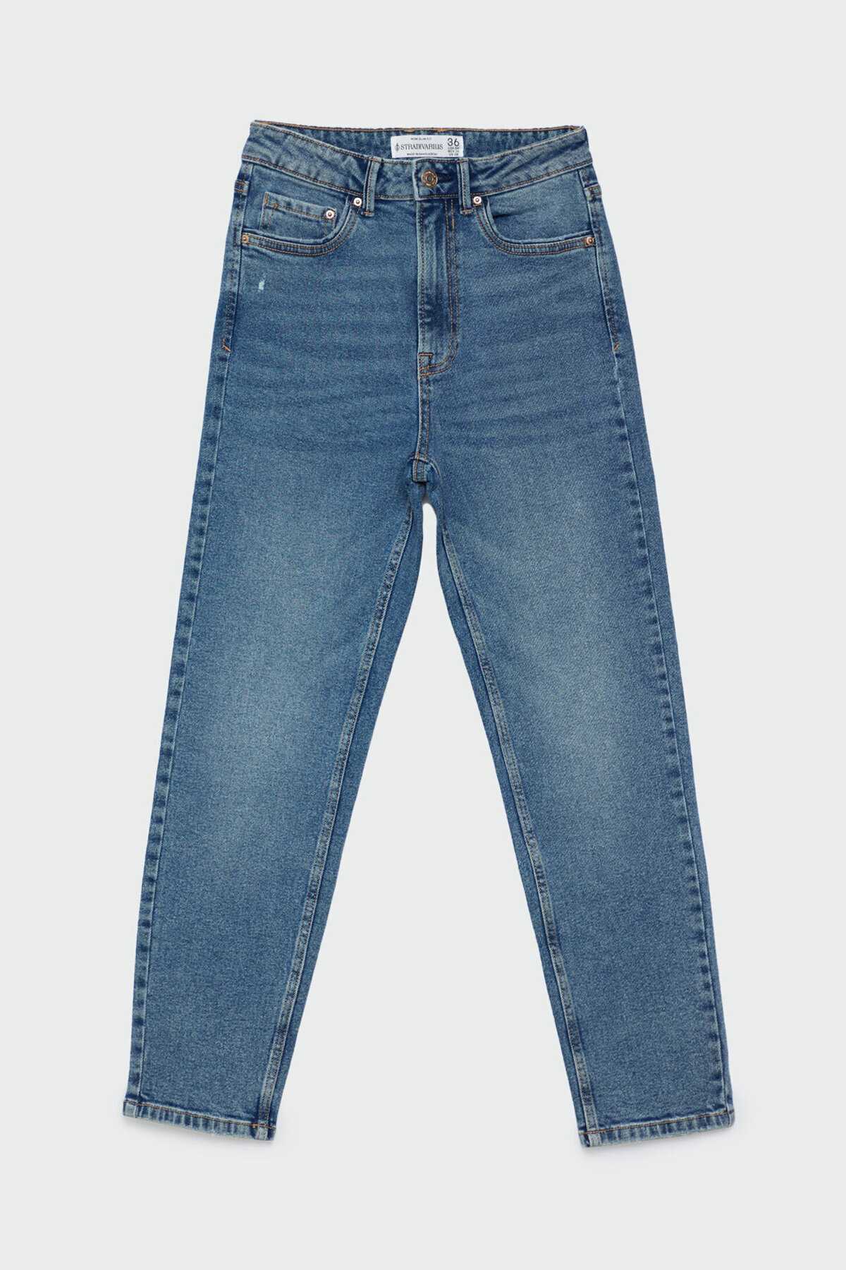 مامان ژان لباس باریک آبی زنانه