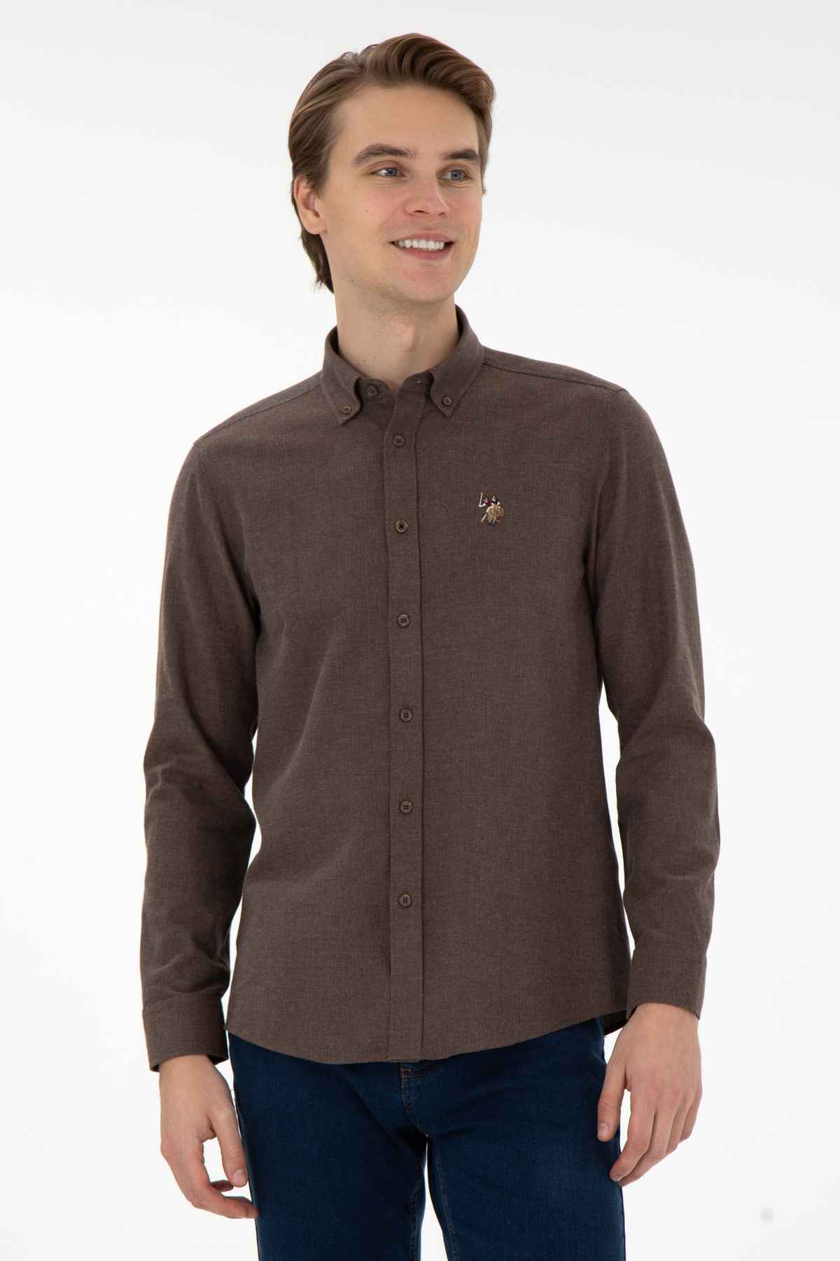 پیراهن مردانه آستین بلند پایه 50293980-VR046