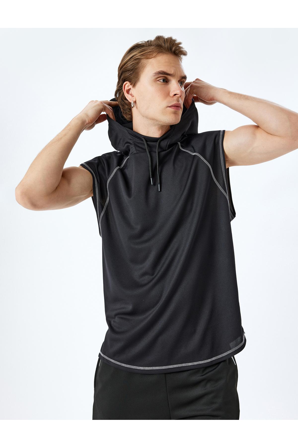 خیاطی کاپوت ورزشکار ورزشی بدون آستین بیش از حد بیش از حد