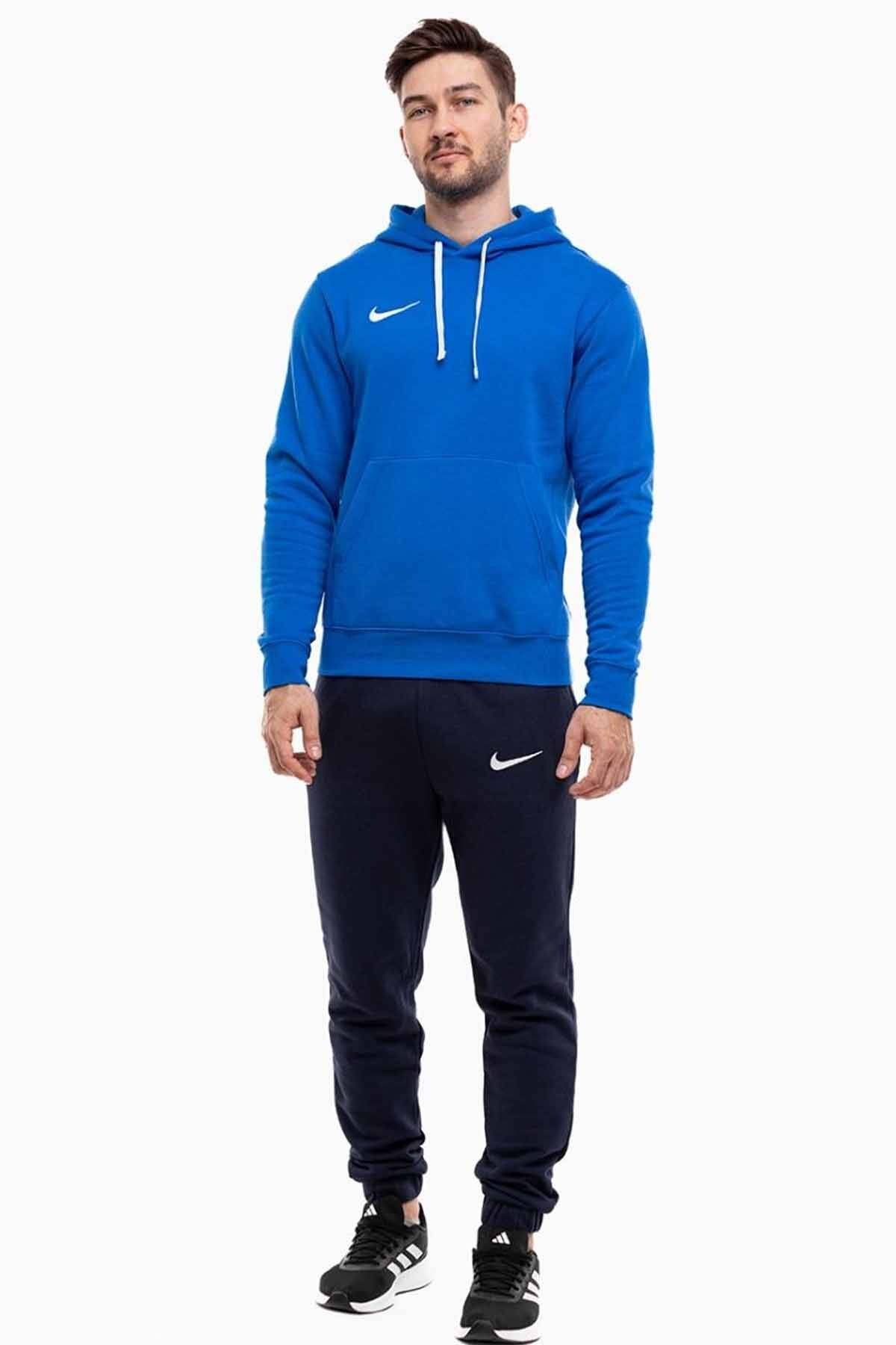 لباس ورزشی مردانه پارچه نخی مردانه (با داخل پشمی) لباس ورزشی مردانه Nk1000-مشکی