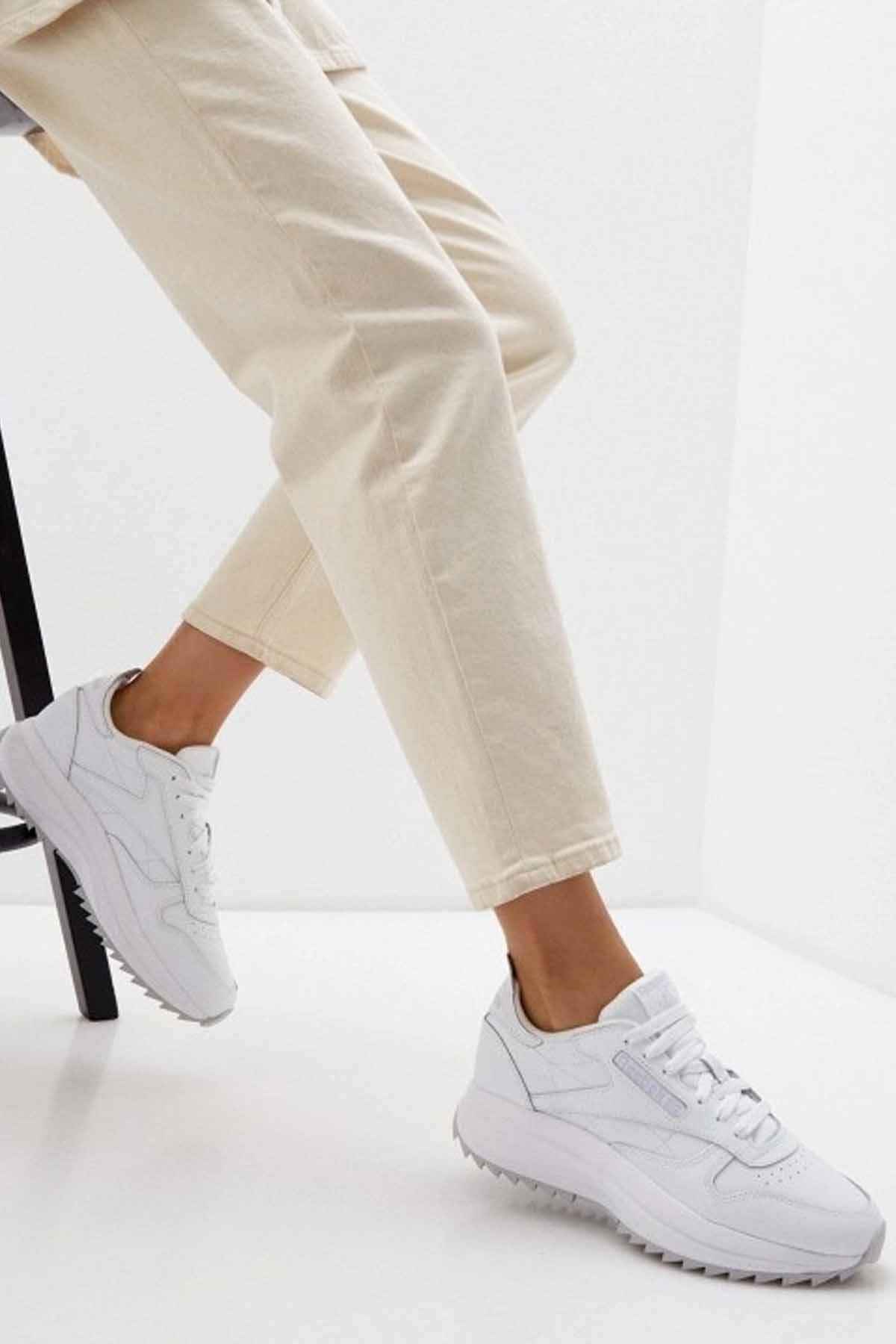 کفش کتانی زنانه کلاسیک Leather Sp HQ7196White