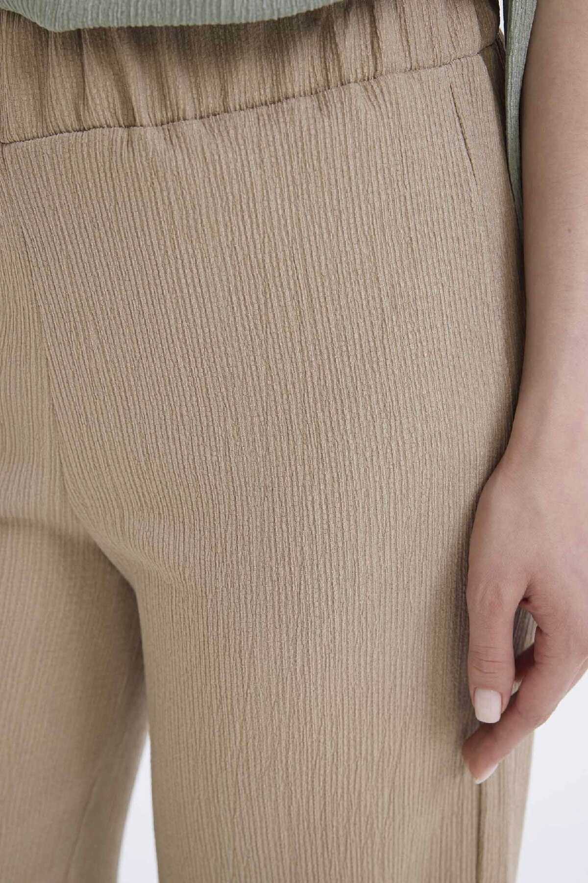 شلوار Bürümcük ساق گشاد کمر گشاد ساق گشاد