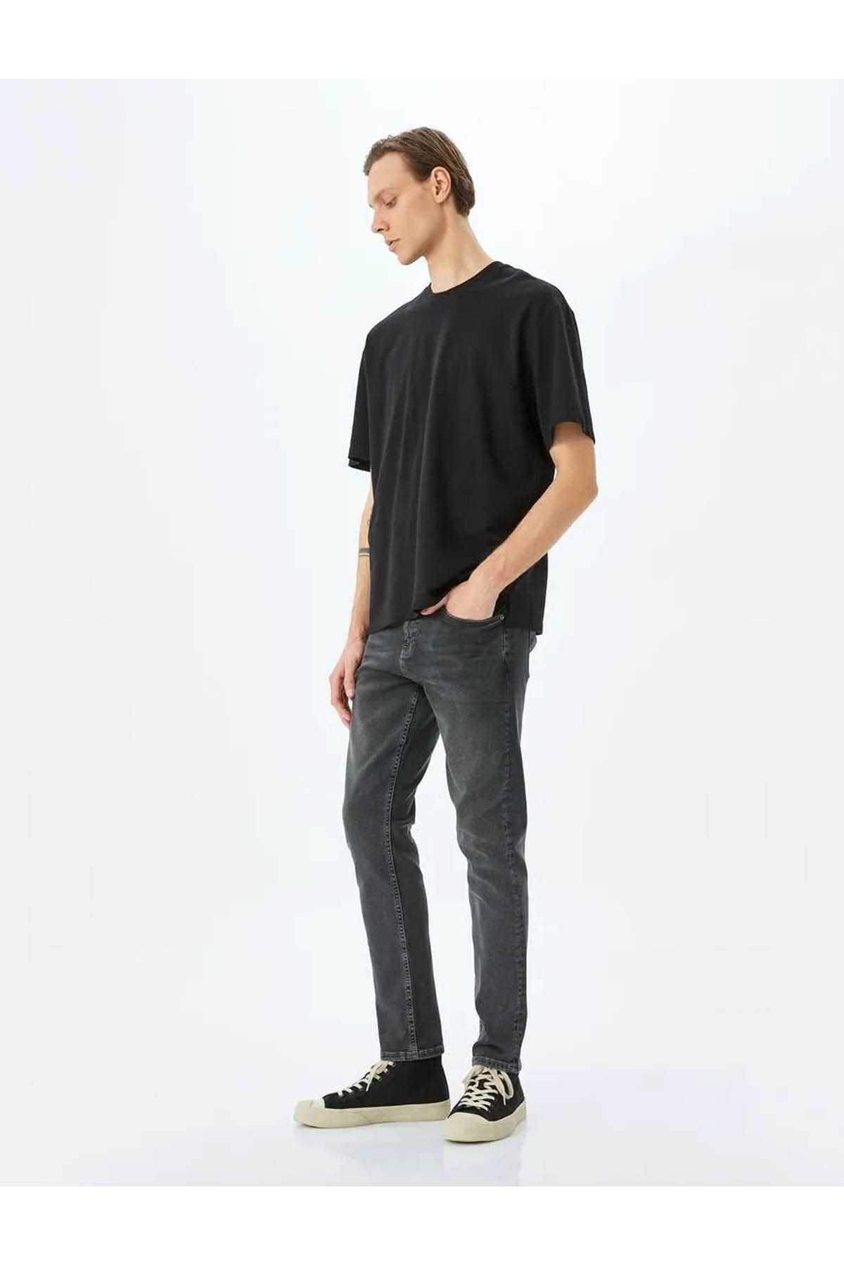 Slim Fit Brad Jean Antracite مردان شلوار جین 5SAM40027nd