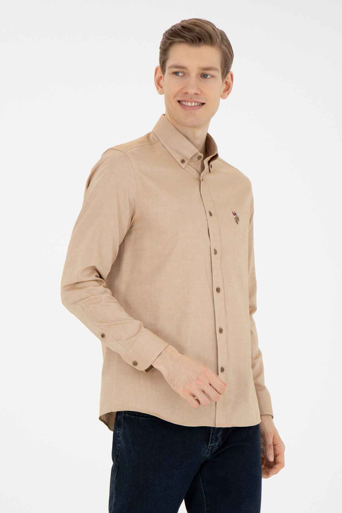 پیراهن مردانه آستین بلند پایه 50271277-VR046