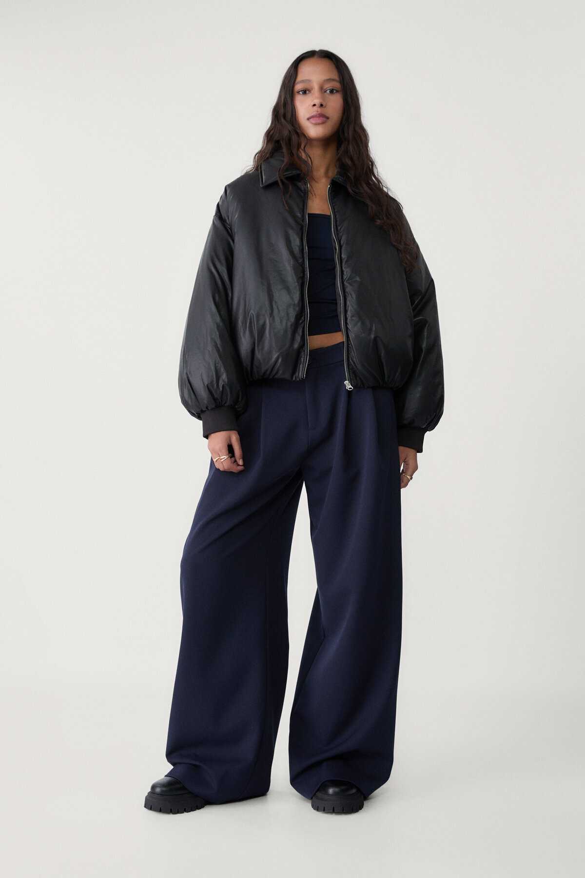 شلوار پارچه ای پاشی گسترده پودر