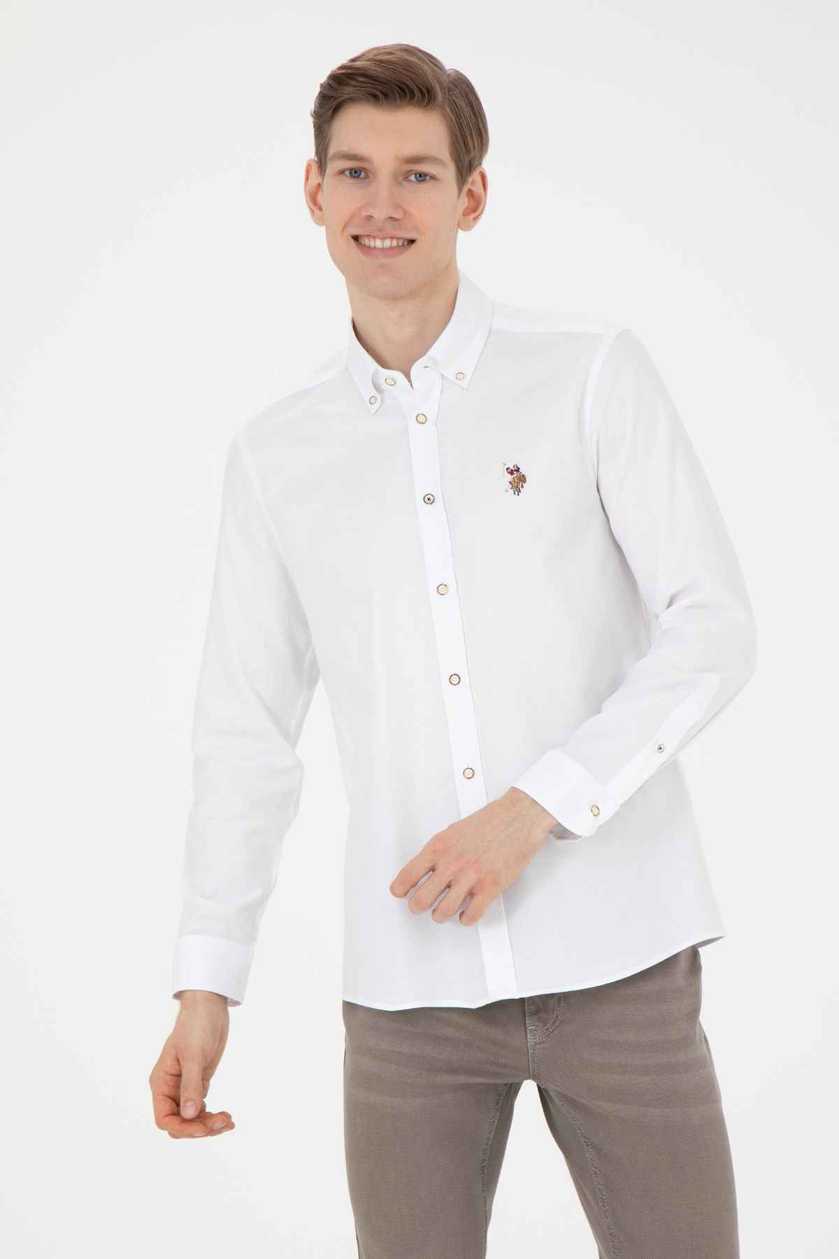 پیراهن مردانه آستین بلند پایه 50271277-VR046