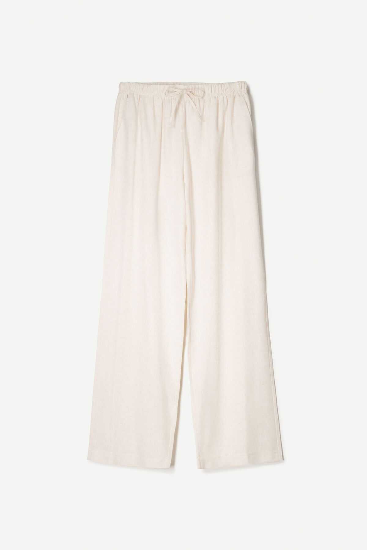 شلوار لاستیکی مخلوط و کمر