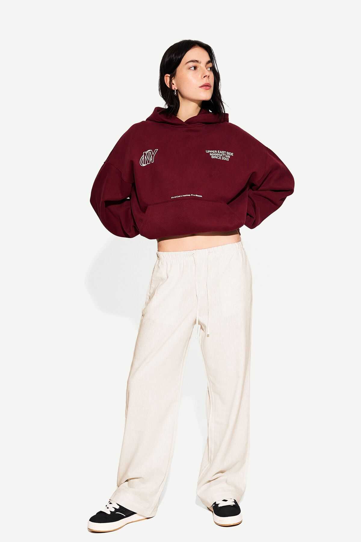 شلوار لاستیکی مخلوط و کمر