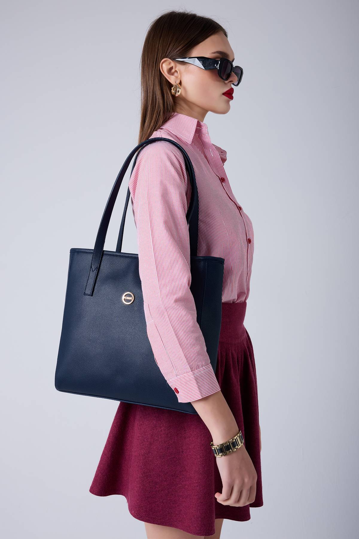 کیف شانه زن بژ 05FO25Y5028