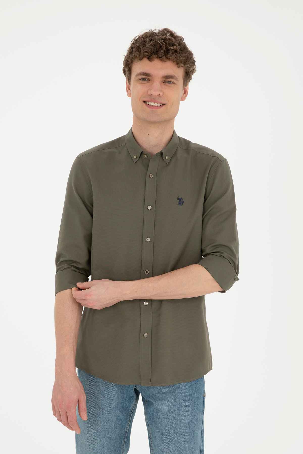 پیراهن مردانه آستین بلند پایه 50288629-VR015