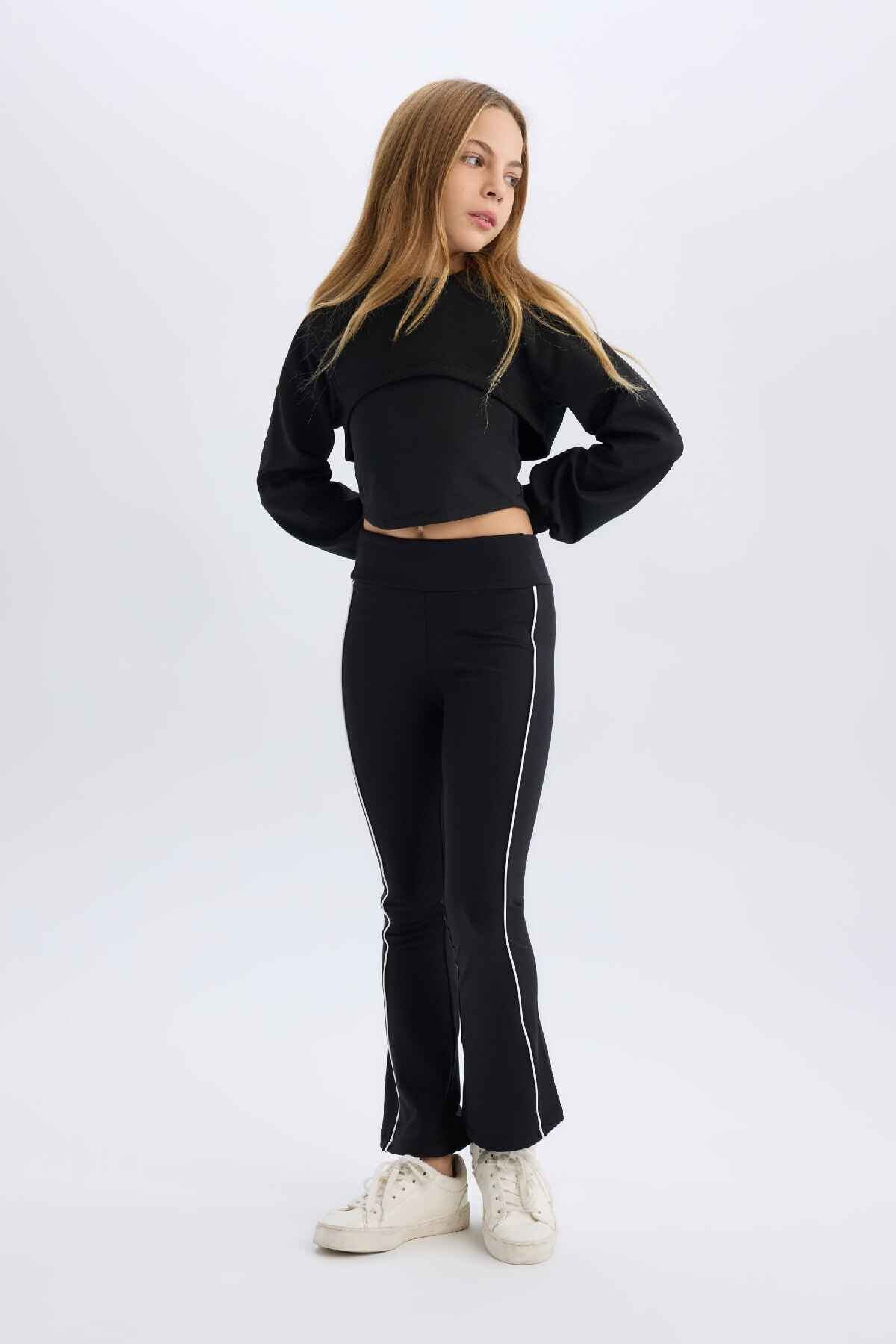 یقه دوچرخه دختران چاپ شده 2 پیراهن D9442A825SP