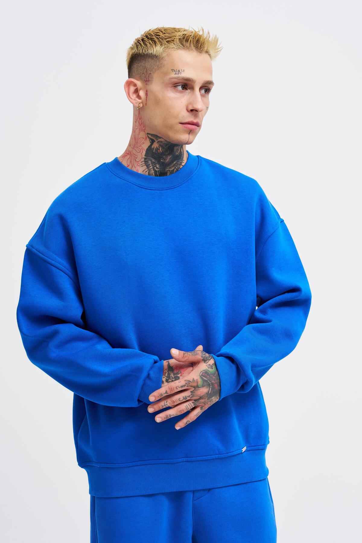 سویشرت مردانه اور سایز سبک بژ روشن