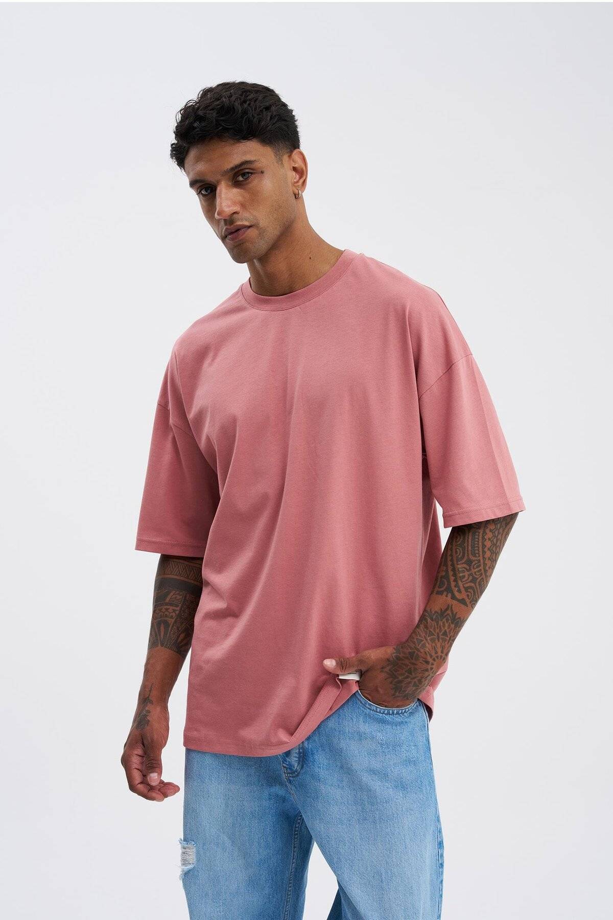 تیشرت مردانه بنتون سبز پایه سوپر پنبه