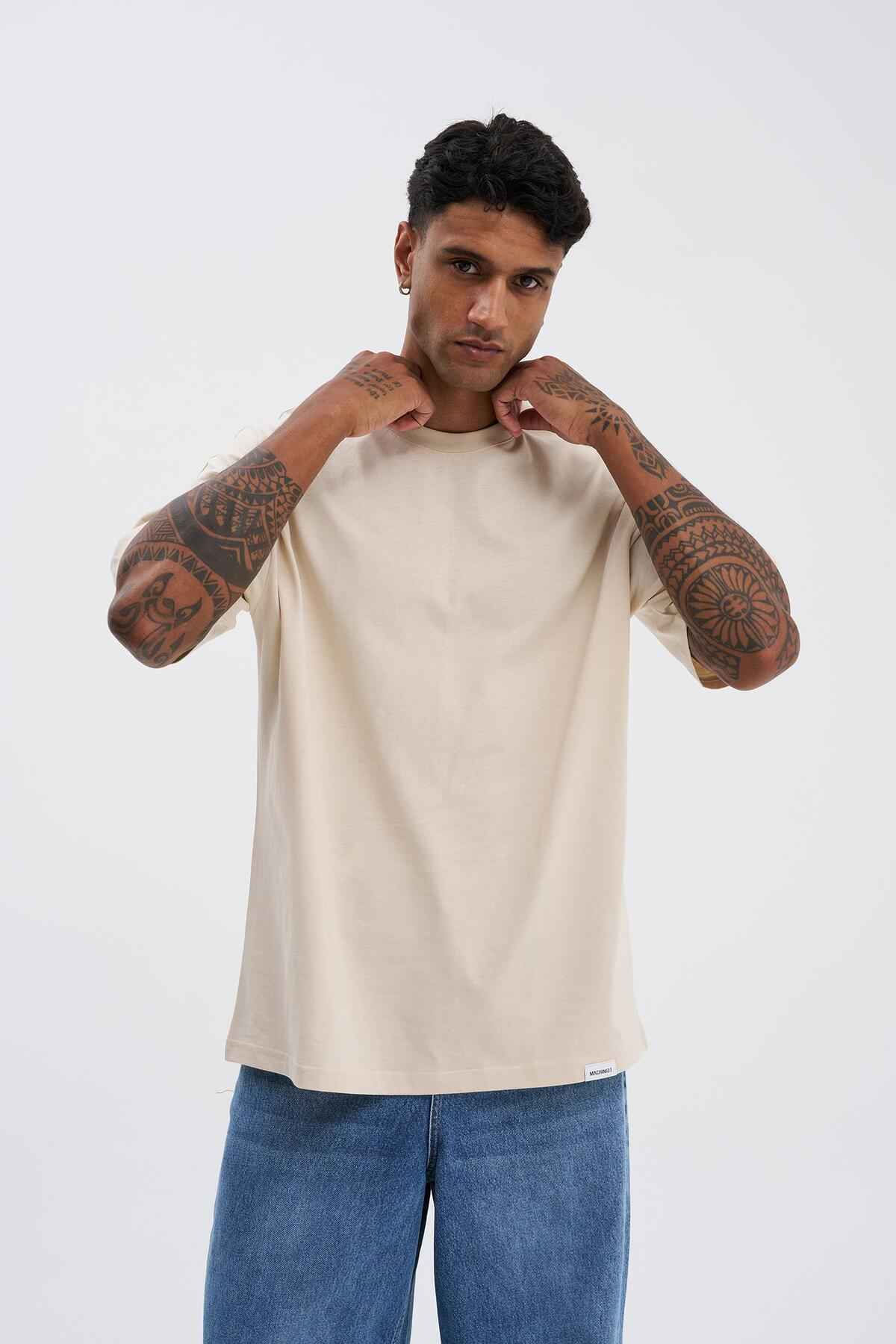 تیشرت مردانه بنتون سبز پایه سوپر پنبه