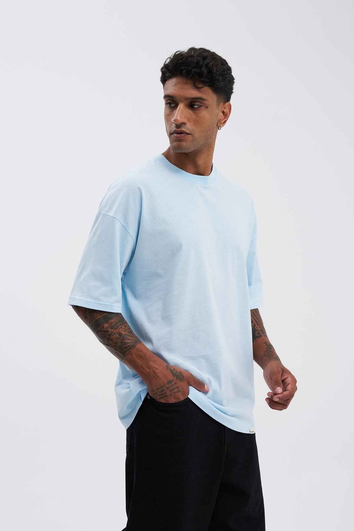 تیشرت مردانه بنتون سبز پایه سوپر پنبه