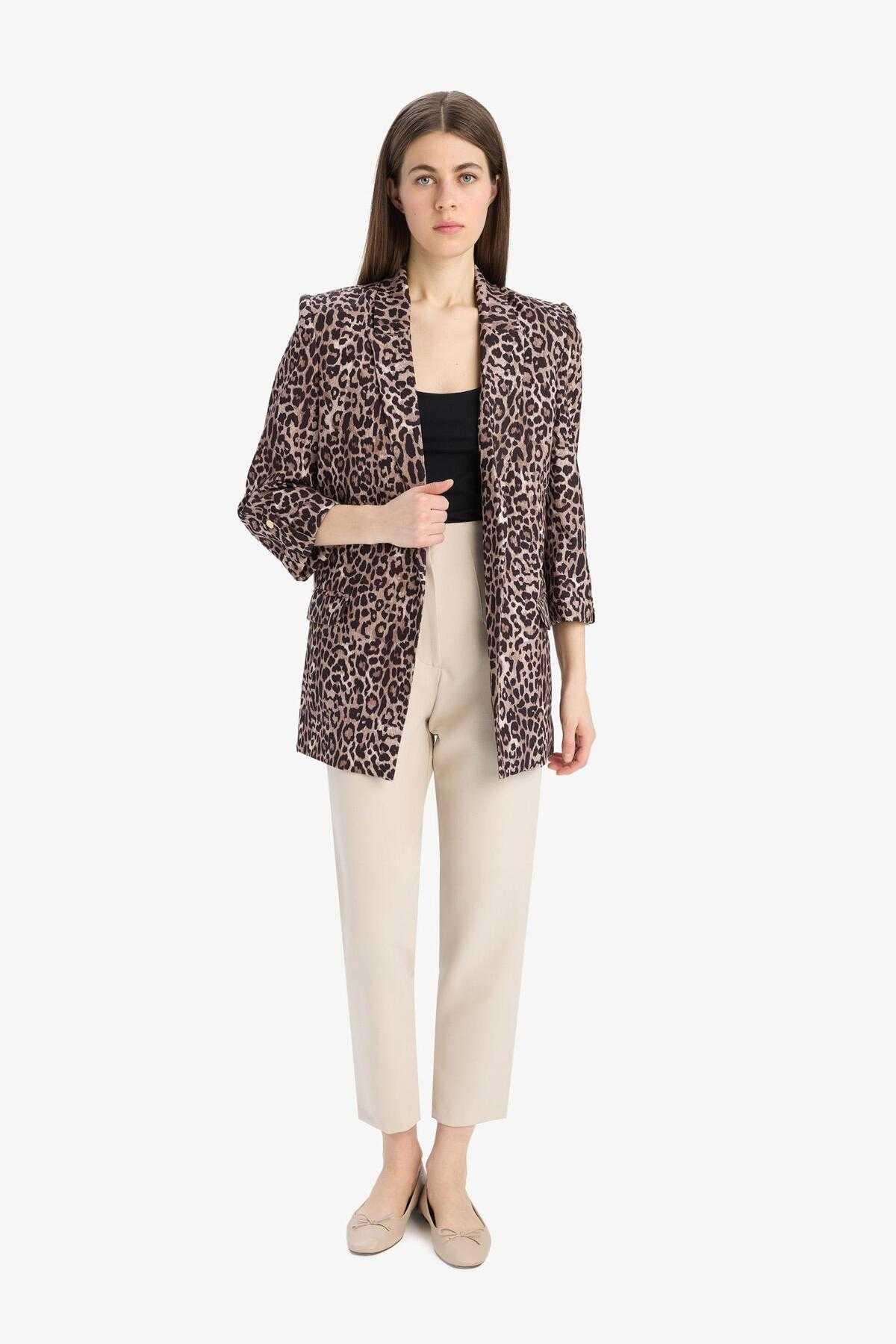 ژاکت Blazer الگوی الگوی معمولی مناسب