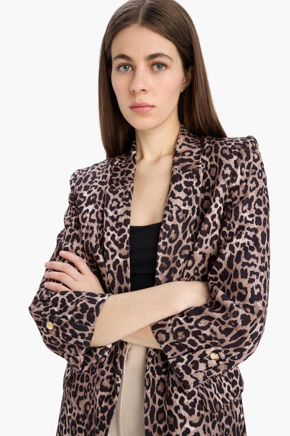 ژاکت Blazer الگوی الگوی معمولی مناسب