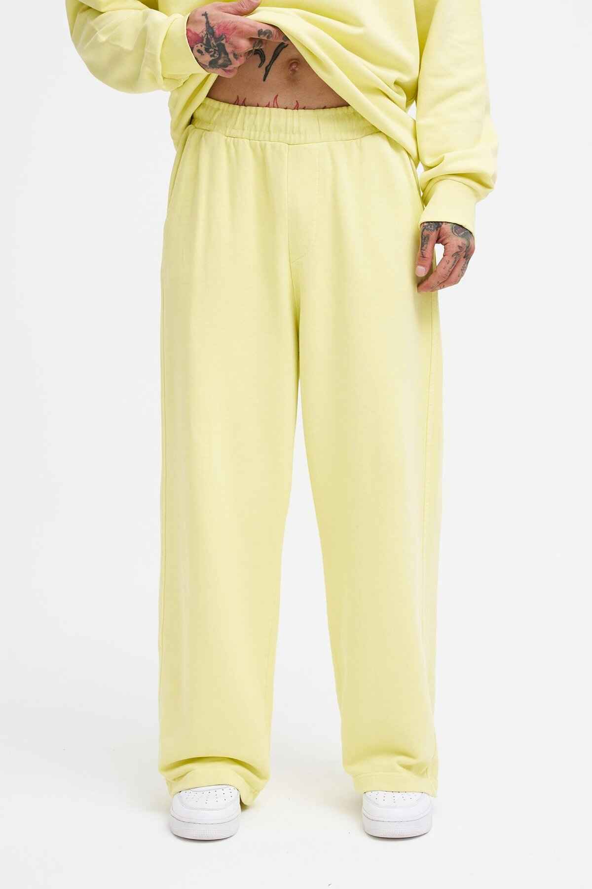 شلوار ورزشی گشاد گشاد ساده مردانه شسته شده