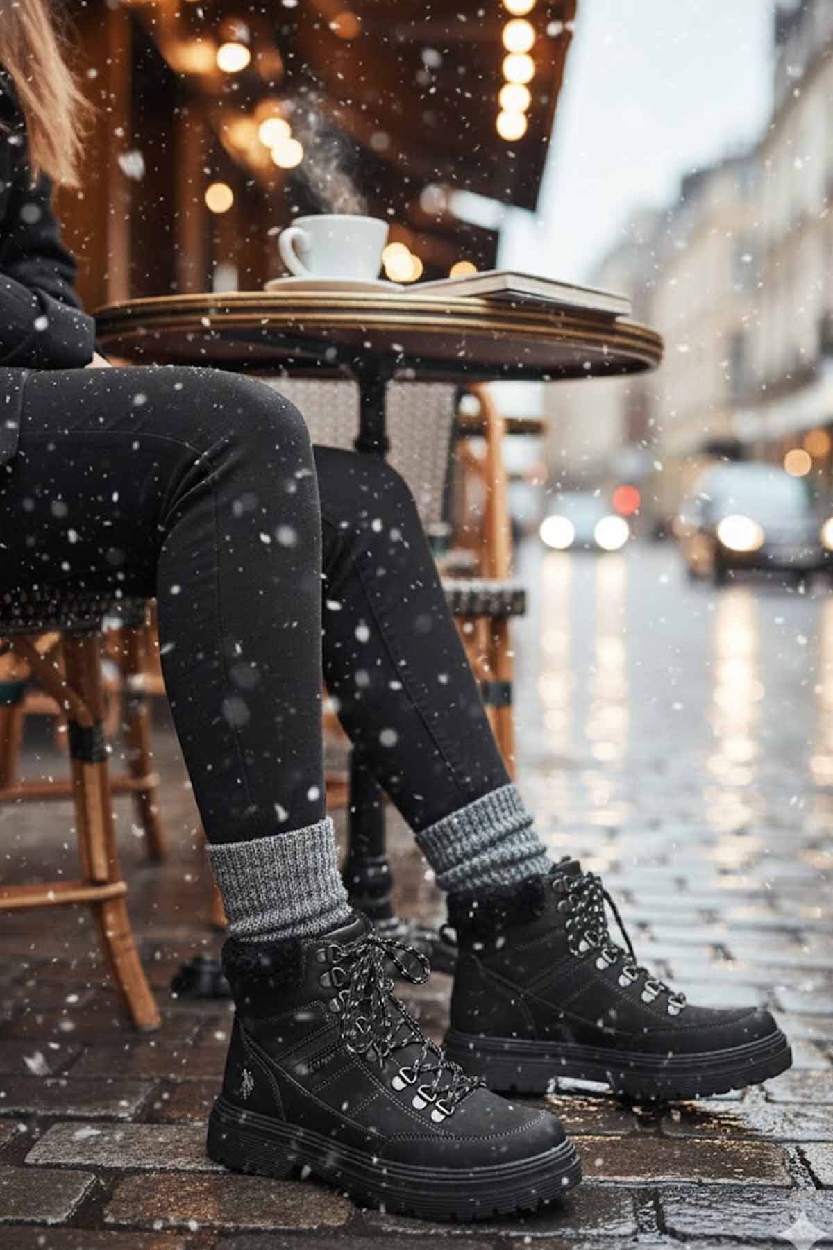 پایه. چکمه های پولو Assn با داخل نرم فازی