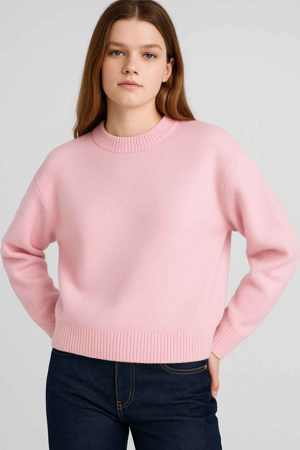 ژاکت بافتنی نیم تنه فیت