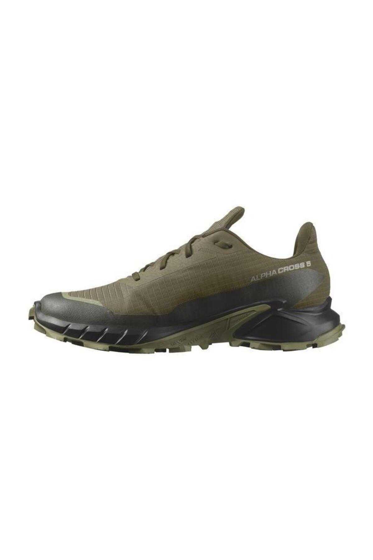 کفش مردانه Alphacross 5 Gore-Tex KHAKI