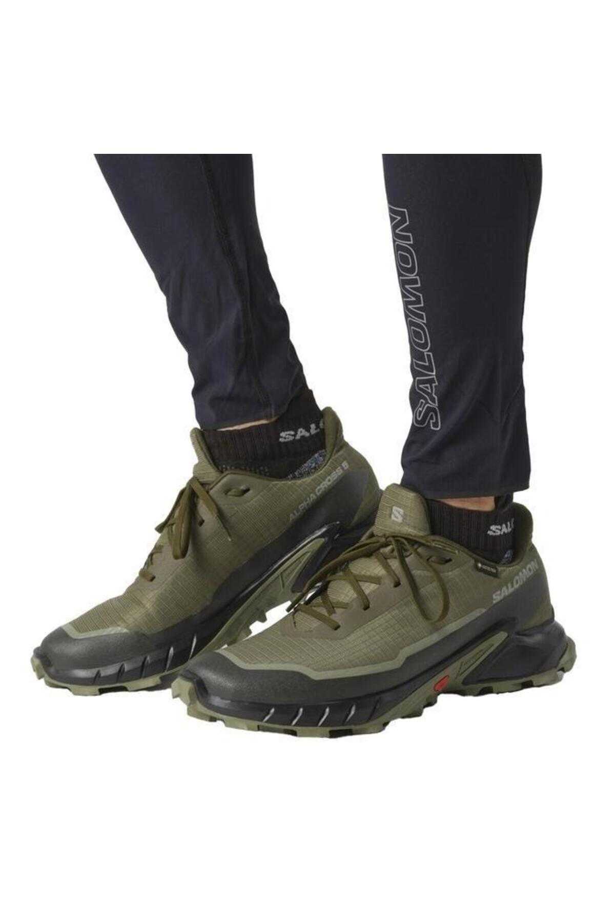 کفش مردانه Alphacross 5 Gore-Tex KHAKI