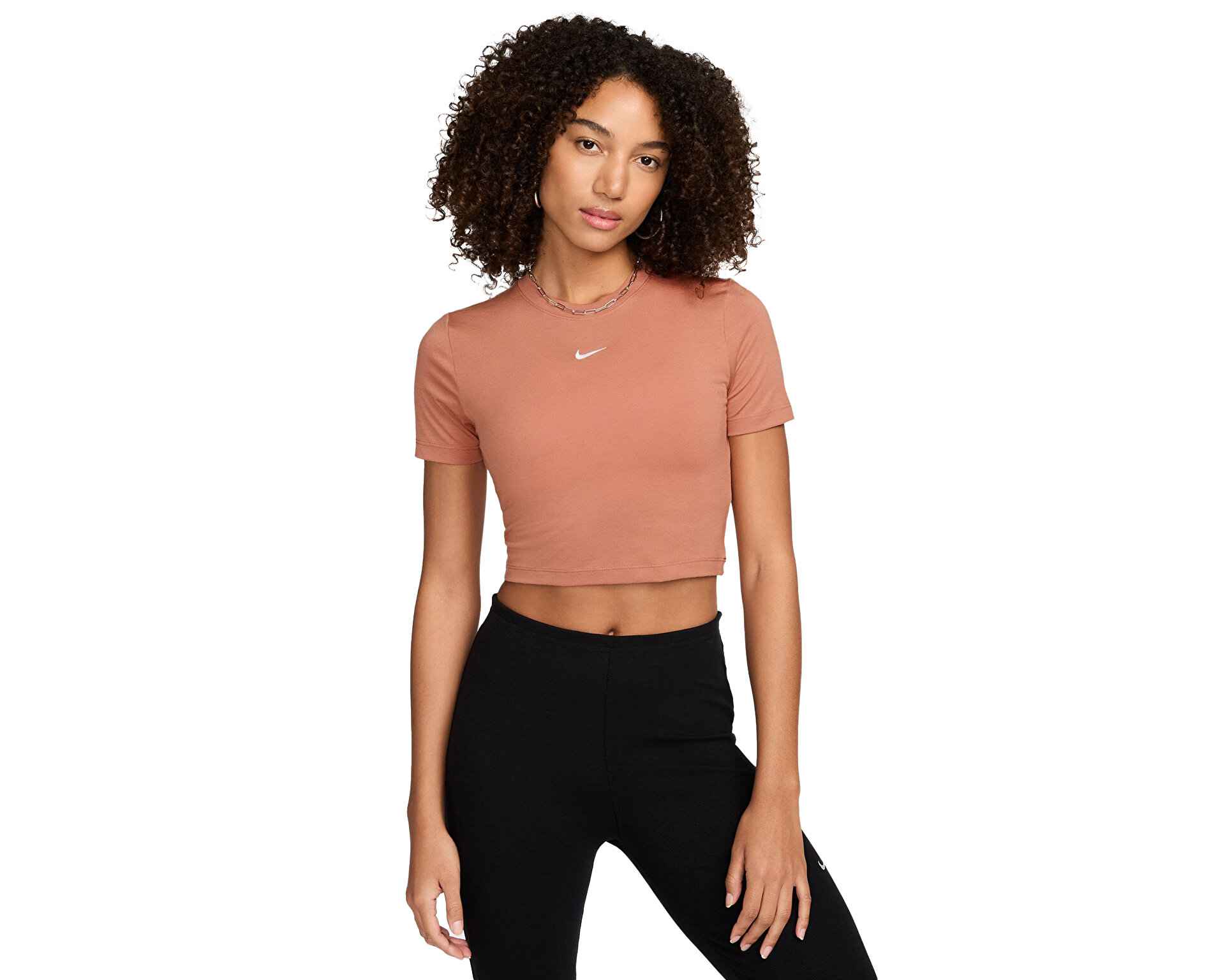 تیشرت راحتی باریک W Nsw Essntl Slm Crp