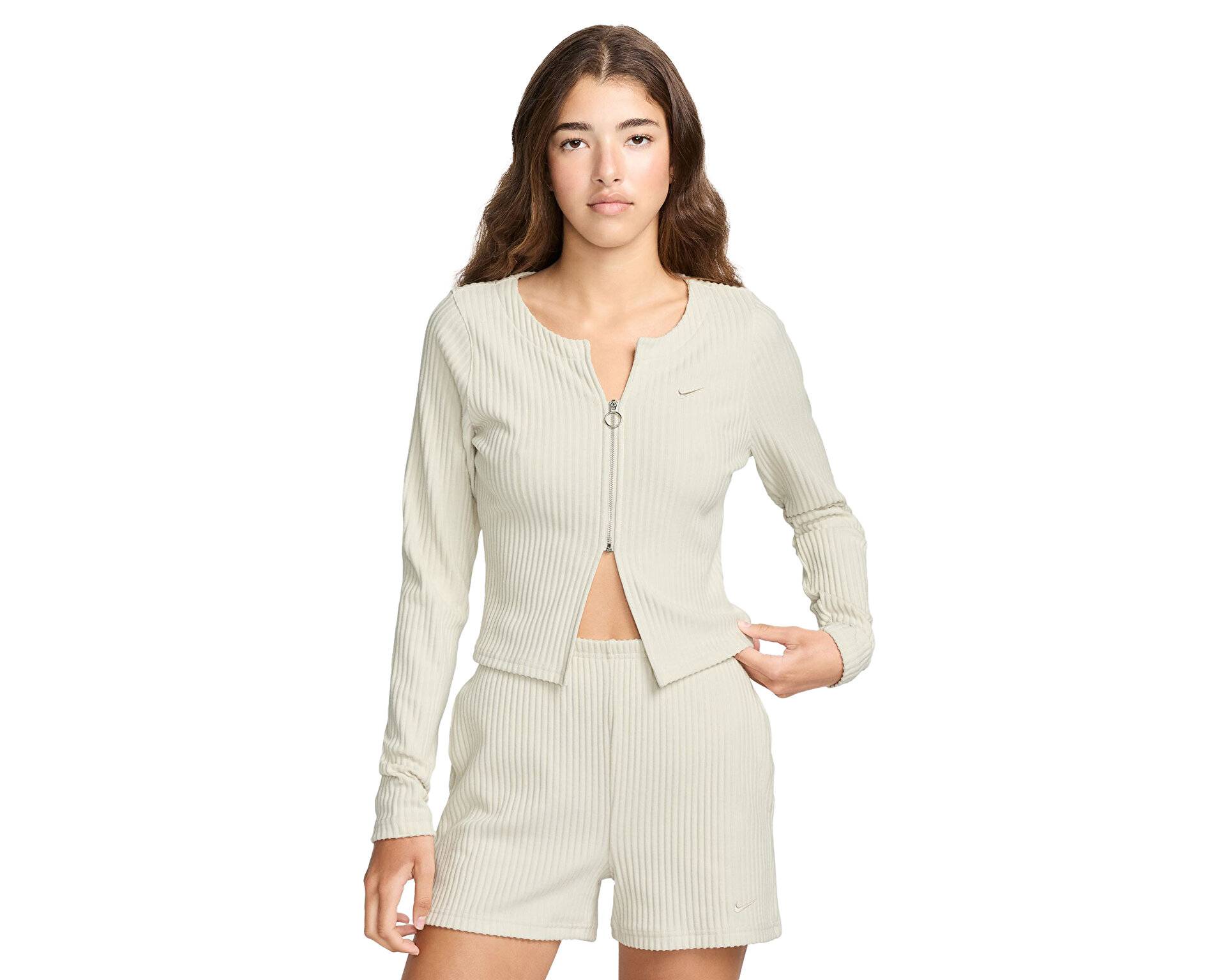 کت غیر رسمی W Nsw Nk Chll Knt Rib Fz Crdgn